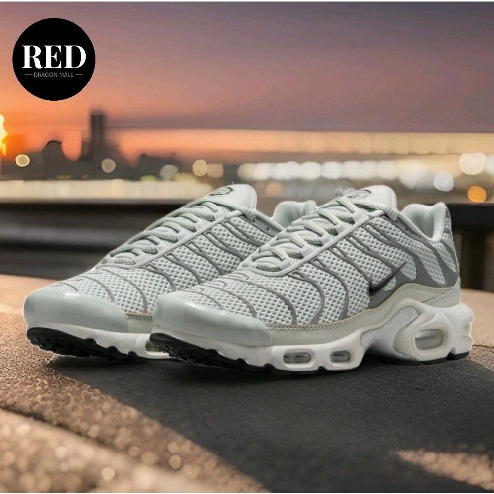 Nike Air Max Plus Tn Light Silver Black Chrome FV8480-002 - Women's Size 6.5